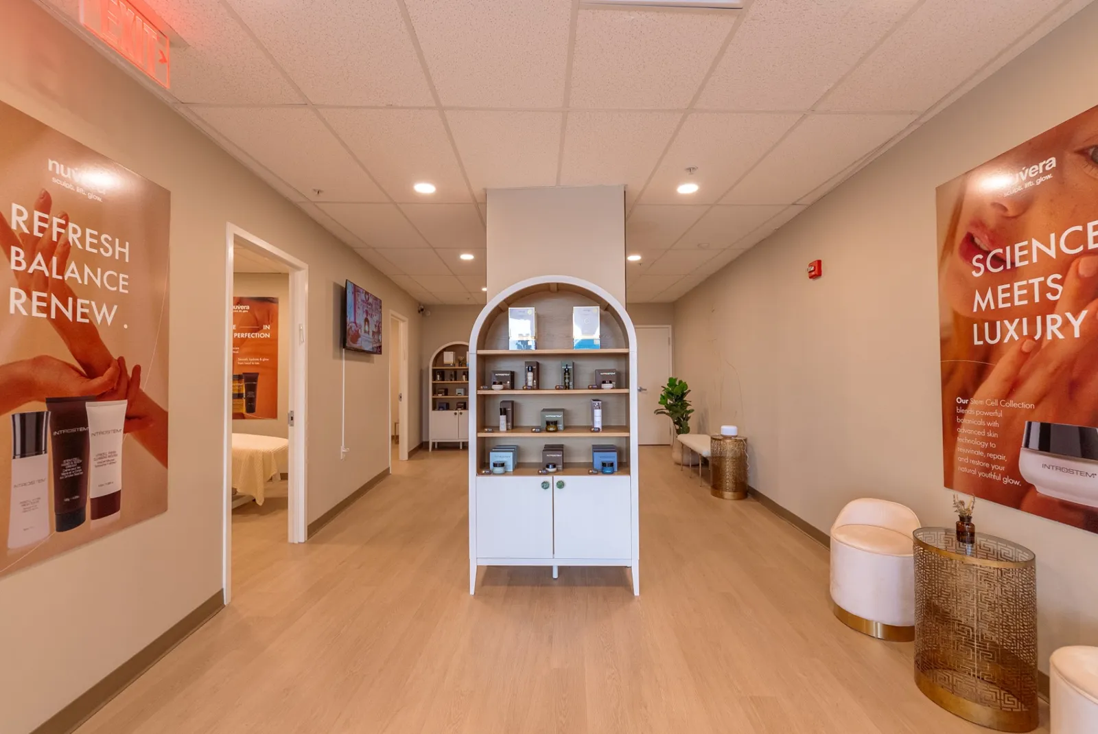 The Nuvera skincare boutique