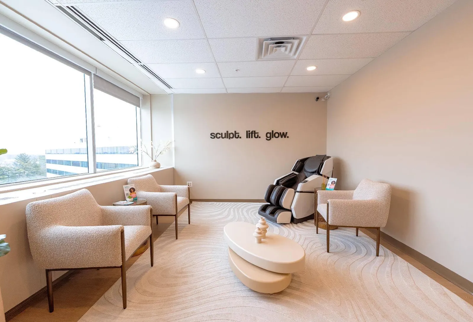 The Nuvera client lounge